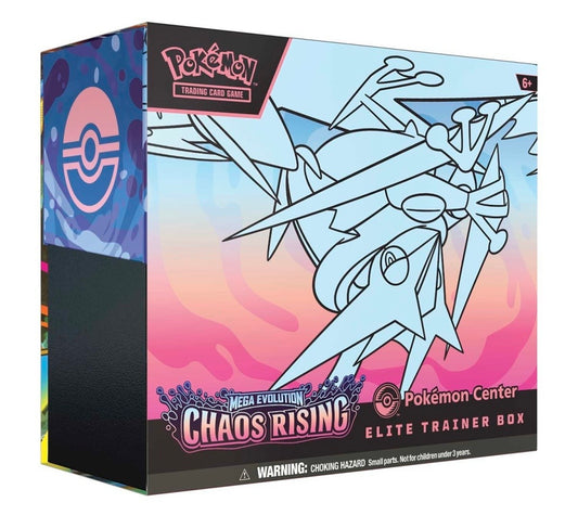 美版寶可夢卡牌 忍者飛旋 Chaos Rising Pokemon center 中心版 ETB